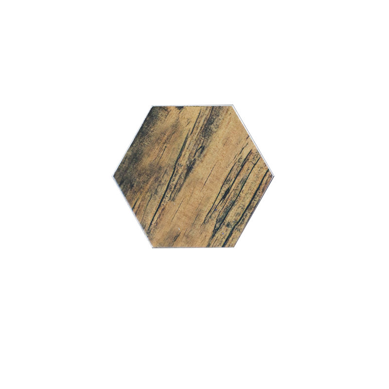 Carreau de céramique 8 po x 8 po Artisan Wood, Brun