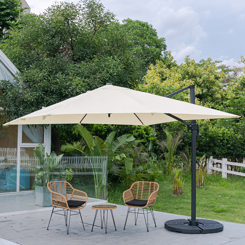 Aanyah 300cm Cantilever Parasol, Beige