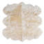 Tapis champagne fait à la main Fraley-629481359