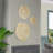 Set of 3 Modern and Luxury Abstract Gold Metal Wall Decor
