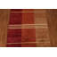 Tapis unique en laine noué à la main 5 pi 8 po x 7 pi 11 po nouvel âge Ariella - rouge / brun / orange