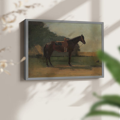 Saddle Horse -Framed Print - Restickable