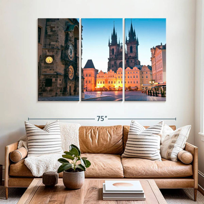 Rorry Prague Town Square, 42" H x 65" W