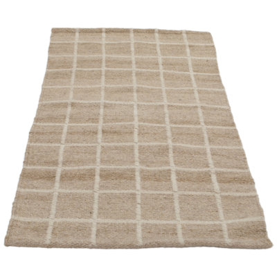 Beaton Geometric Flatweave 60cm X 120cm Area Rug