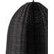 Declo Single Light Rattan Plug-in Pendant