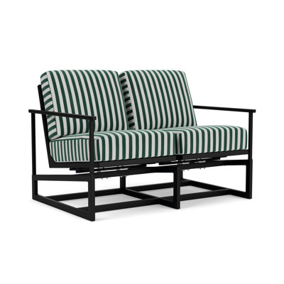 Outdoor Summit Rocker Bench with Cushions