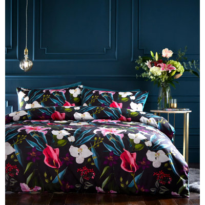 Morven Floral Duvet Cover Set with Pillowcases Included