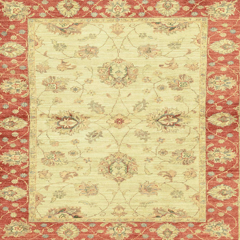 Wool Abstract Indoor Rug, Square 5'