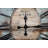 Rachual Decorative Oval Wood Wall Clock with Distressed Finish-1990130013