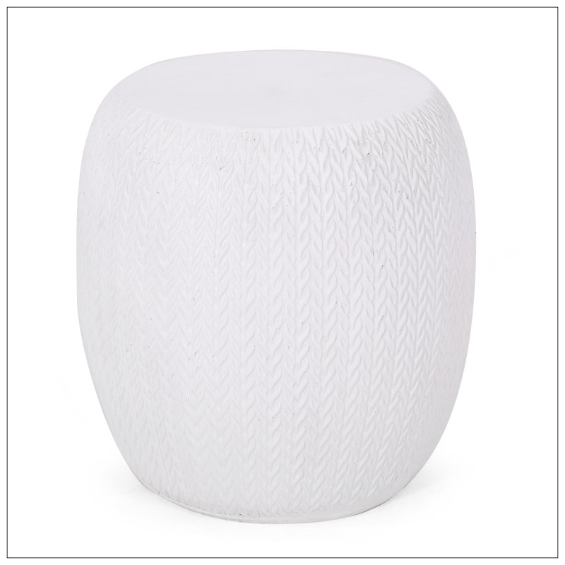 Table d'appoint d'extérieur en béton léger