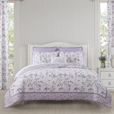 Ensemble de courtepointe Nola lilas