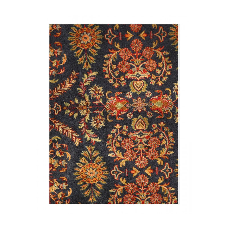 Tapis de couloir en laine 3 pi 11 po x 19 pi 4 po Euclide One-of-a-Kind