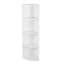Galaviz 129.5 cm H x 30 cm W Corner Bookcase-829726614