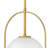 Arie 1-Light Steel Pendant with Globe Shade-578231546-578231541