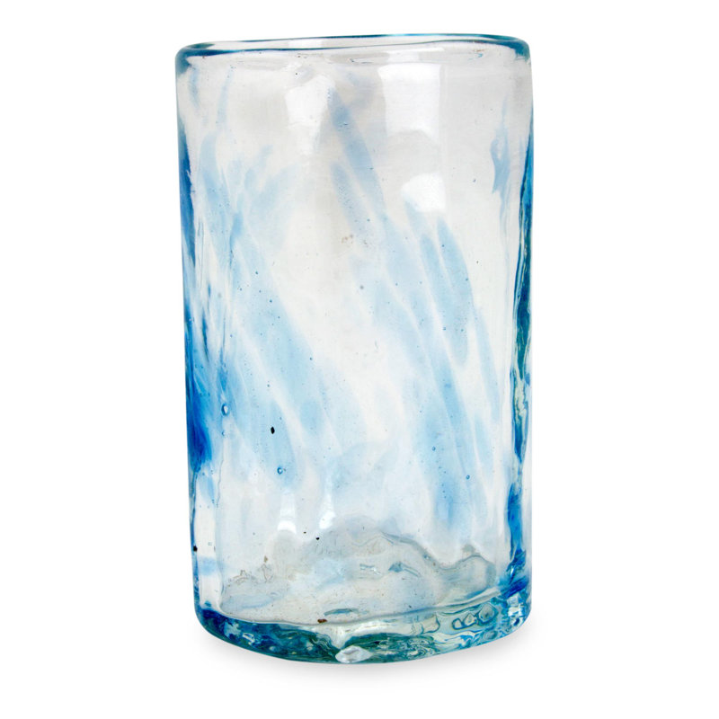 Handmade Drinking Glass, Blue