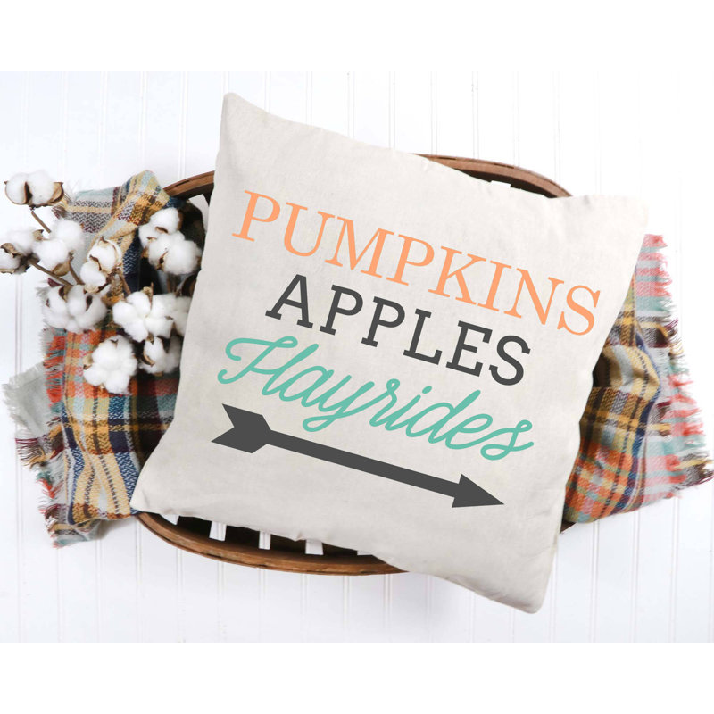  Housse de coussin en coton Pumpkins
