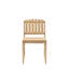 Riley Solid Wood Outdoor Side Chair in Natural