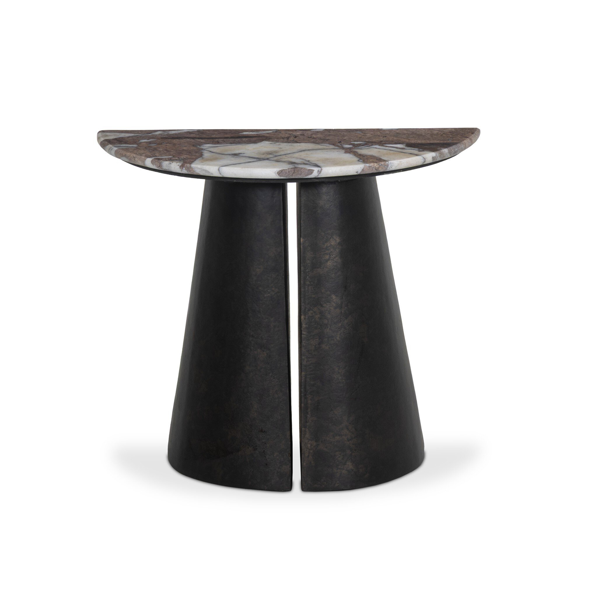 Texture Decor Table Joss & Main Valentina End Table-Textured Smoke And Russet - Wayfair Canada