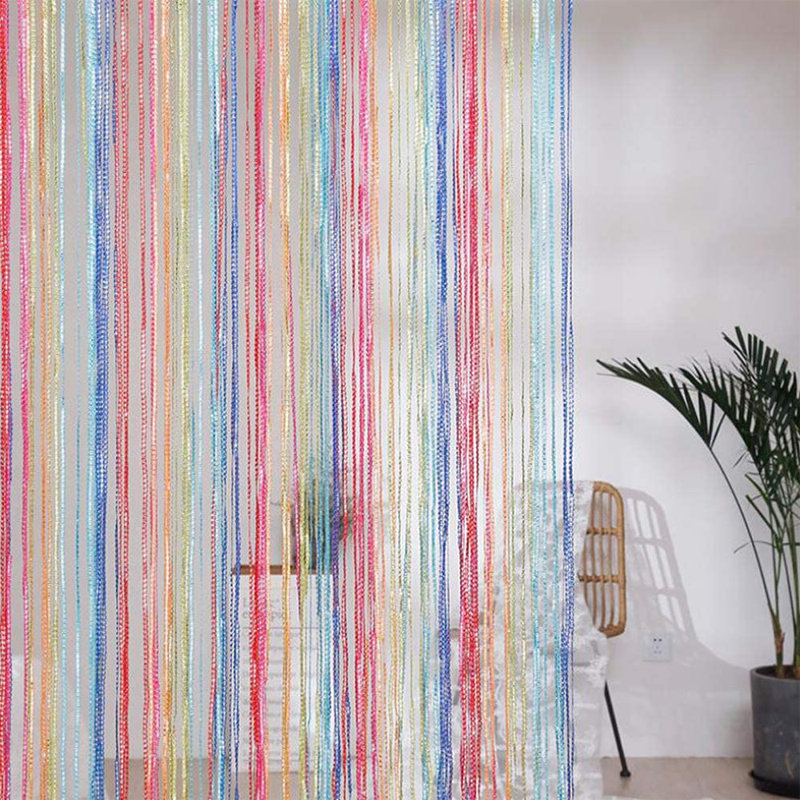 Argonne Semi Sheer Curtain Single Panel, Multicolor