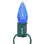 Ampoules de rechange pour club de Noël à facettes transparentes à DEL C7 Club