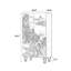 Armoire de rangement domestique multifonction