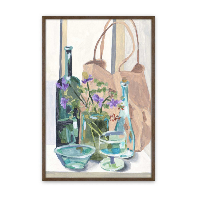 Impression sur toile «Sustain Elegance I» par Melissa Wang, Impression sur cadre ouvert sans papier mat, Brun