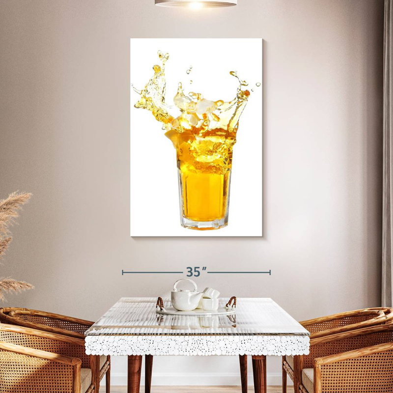 Yarlin Lemon Tea Splash, H 48 po x l 32 po