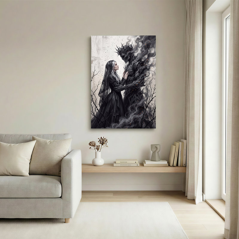 Art mural sur toile gothique, 18"H x 12"W