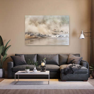 Reproduction d'art mural, art contemporain contemporain, «Great Migre River Crossing»