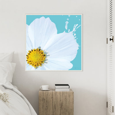 «Flower Pop V» par Marie Elaine Cusson, reproduction d'art sur toile encadrée