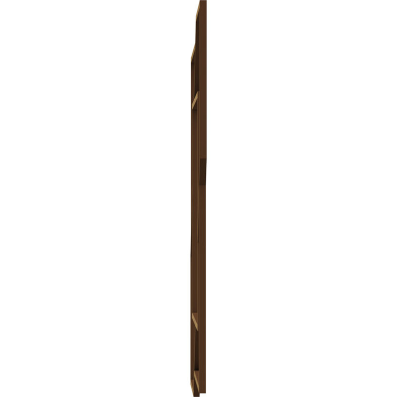 Panneaux muraux en bois Monument, H 11 3/8 po x l 11 3/8 po x P 3/8 po, Jaune