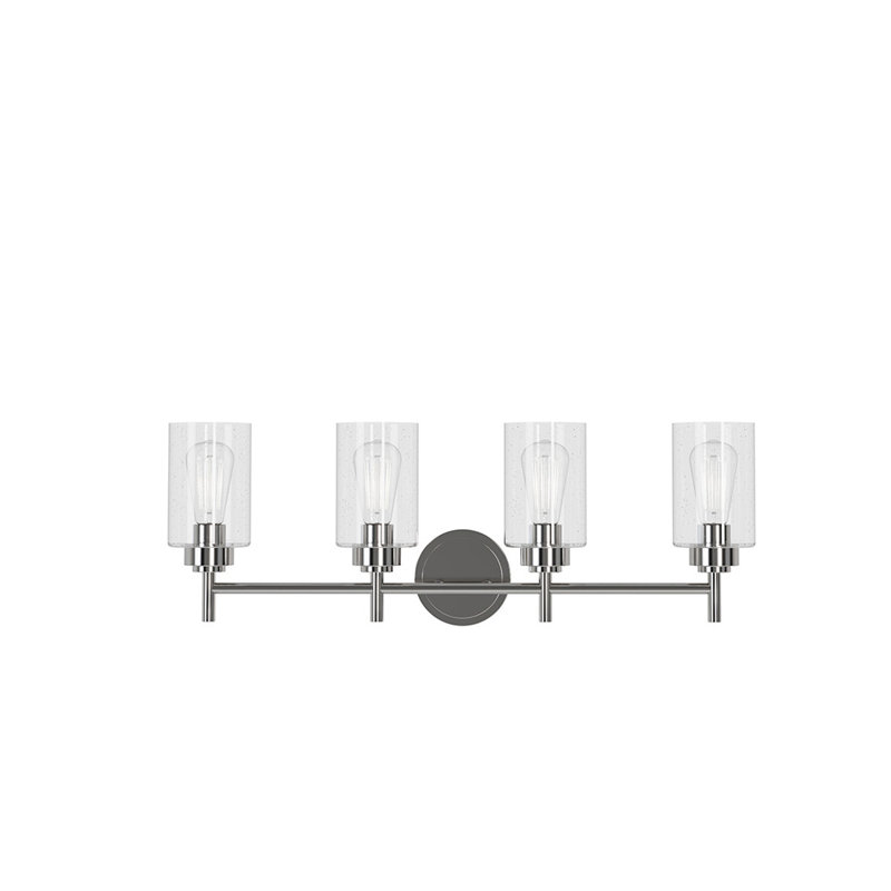 Wexton 4-Light 5.25” Wide Vanity Light, Brushed Nickel