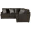 Canapé modulaire rembourré 2 pièces Michele avec 9 coussins décoratifs Michele