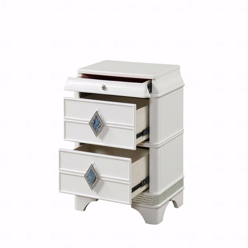 Table de chevet 2 tiroirs Modern