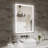 55X36 Inch Frameless LED Bathroom Mirror,Smart Mirror-850741527