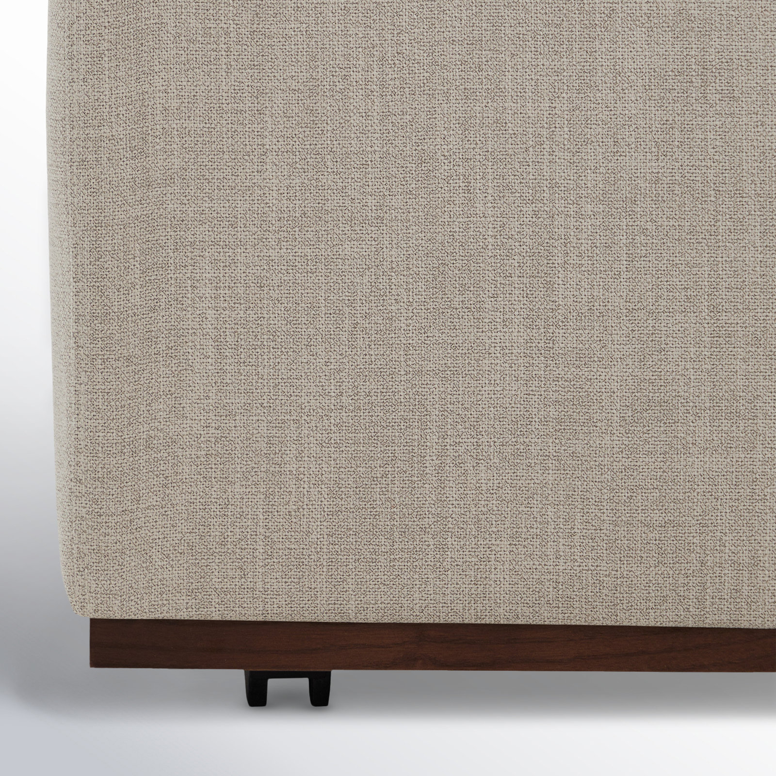 Bobbi Upholstered Arm Chair, Effie Flax Performance Linen