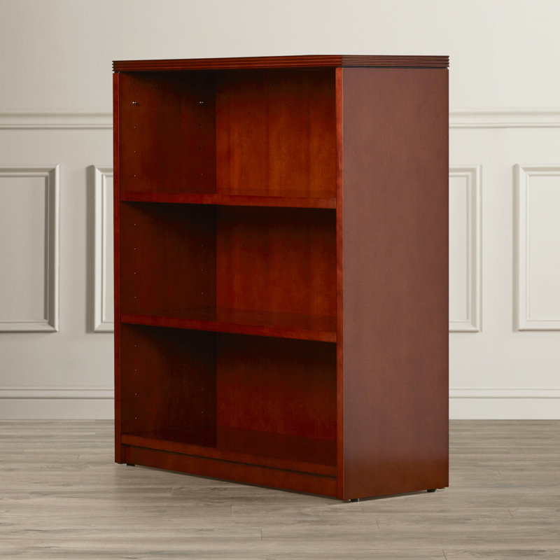 Bibliothèque standard en bois massif Lemaster H 42 "x l 36", Acajou