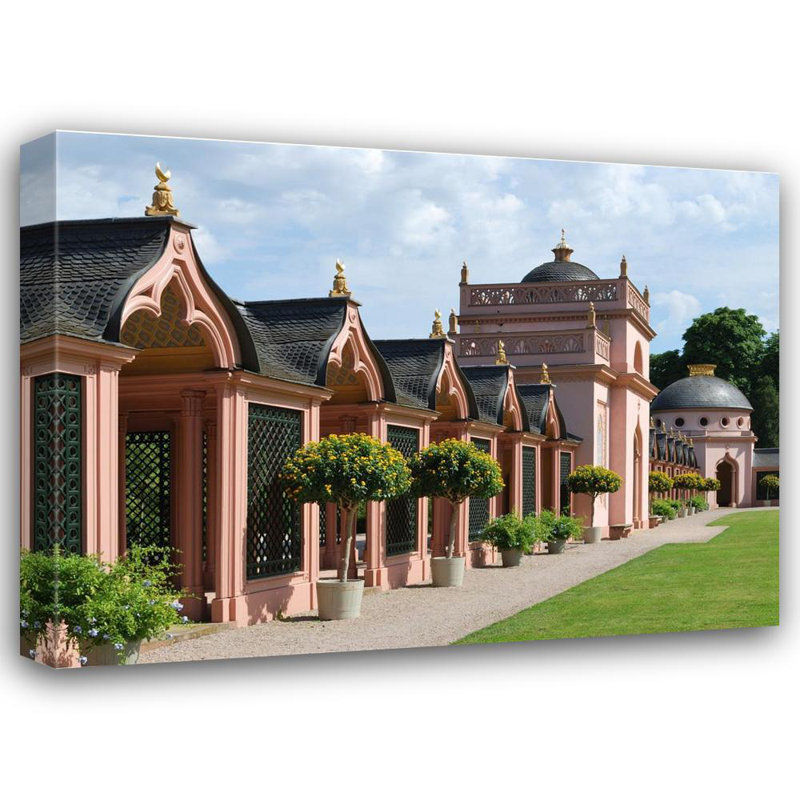 Château-jardin, Allemagne, H 28 po x l 37 po