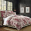 Country Lane Toile Crimson Cotton Duvet Cover Set  8 Piece-635750812