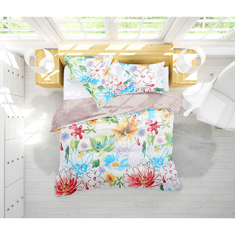 Duvet Cover Set with Pillowcases, Single Duvet Cover + 1 Standard Pillowcase