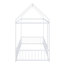 Structure de lit en métal avec clôture-1940915850
