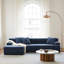 Osvaldo Modern 282 CM Wide Compressed High-Density Foam Sofa-288114076