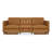 Appiah Power Recliner Sofa Tan Leather