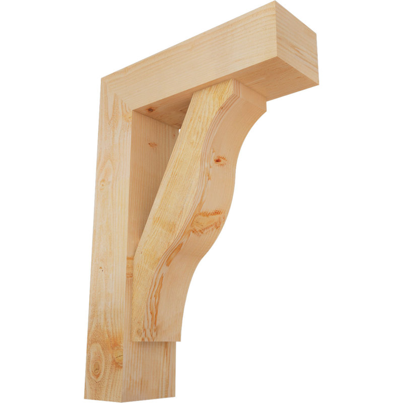 Support Funston Block avec support décalé, 38 x 26, Sapin Douglas de l 8 po (scié brut)
