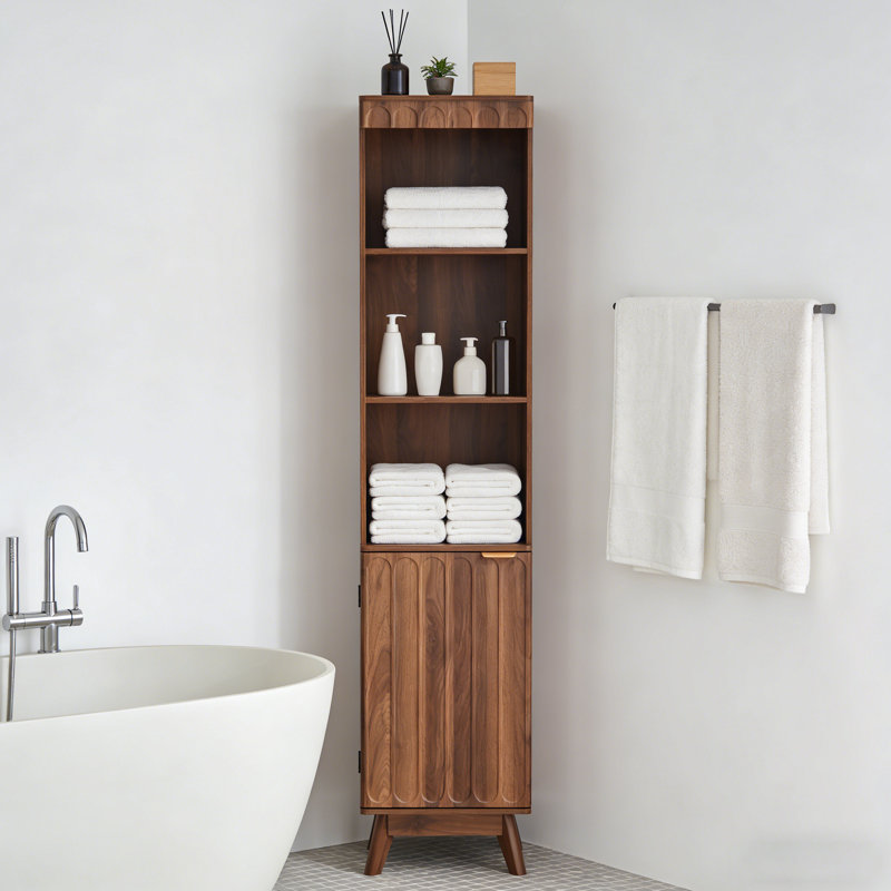 70.9" Bathroom Cabinet, Brown
