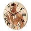 Horloge murale en bois-63901850-63913689