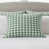 Blanc / bordure sauge