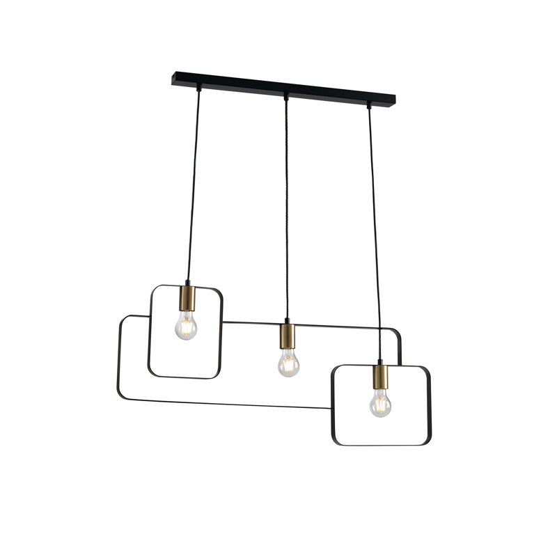 Camrey 3 - Light Pendant, Black, Black