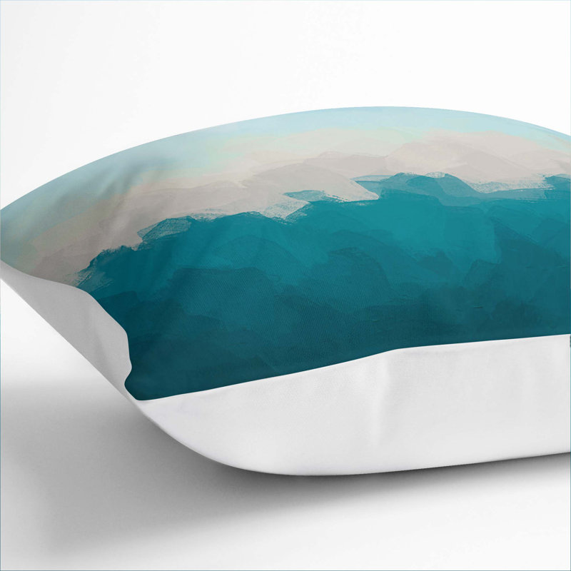 Square Throw Cushion, 40cm H x 40cm W x 15cm D, White