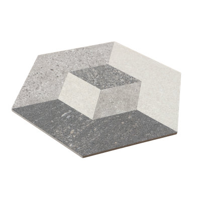 8'' W x 9.2'' L Engineered Stone Peel and Stick Mosaic Tile